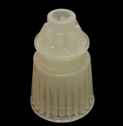 Plastic Translucent Star Posts 1-1/16" Tall - Glow In The Dark